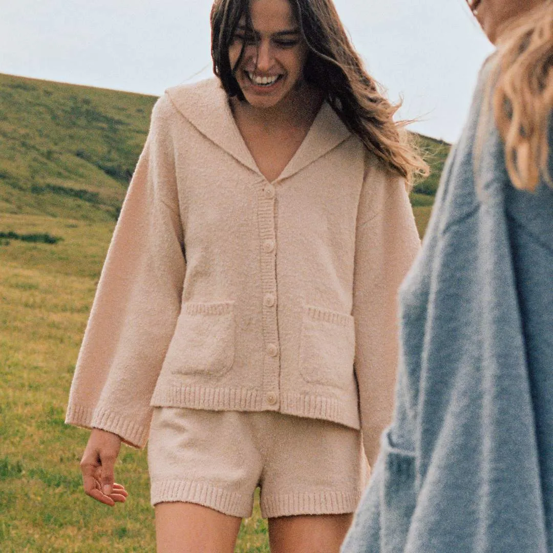 The Aura Sweater | Linen Boucle