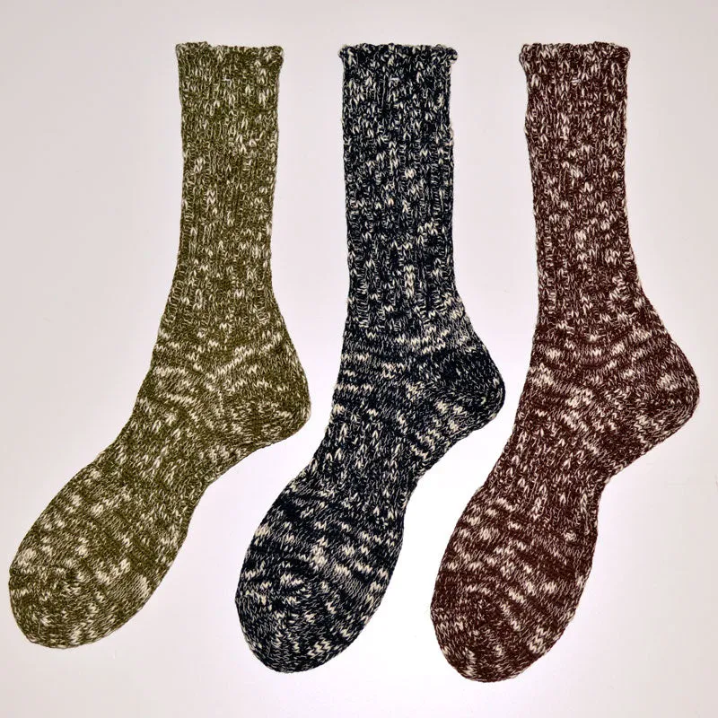 WARE HOUSE ”5235” SLUB RIB ZOKKI SOCKS