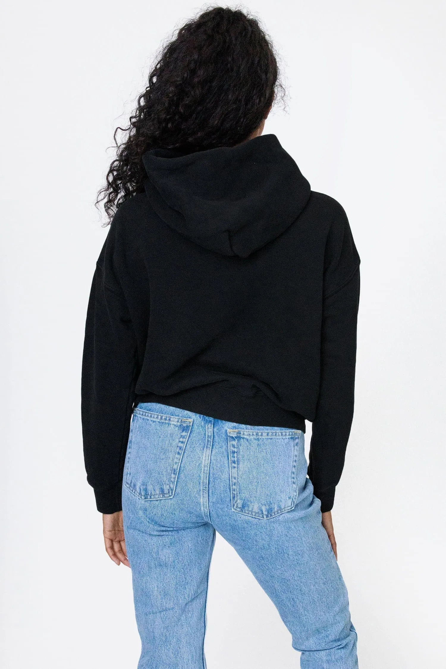 WF369GD - Puffy Heavyweight Fleece Cropped Hoodie