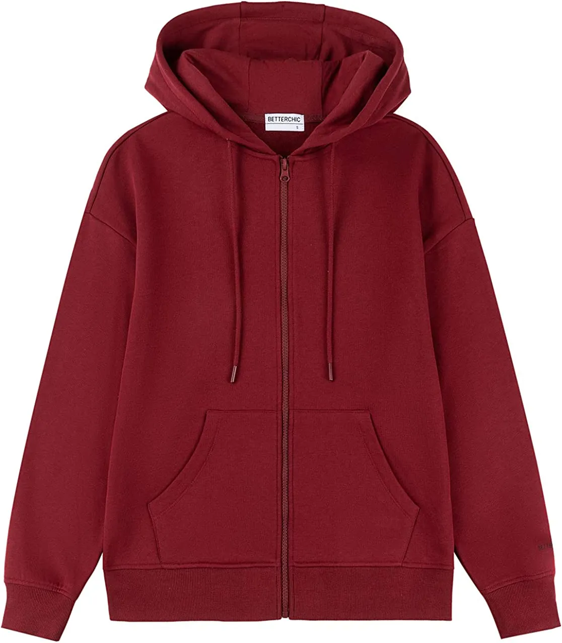 Wholesale Men's Hooded Sweatshirt Long Sleeve Soft Brushed Fleece Hoody Classic Drawstring Pullover